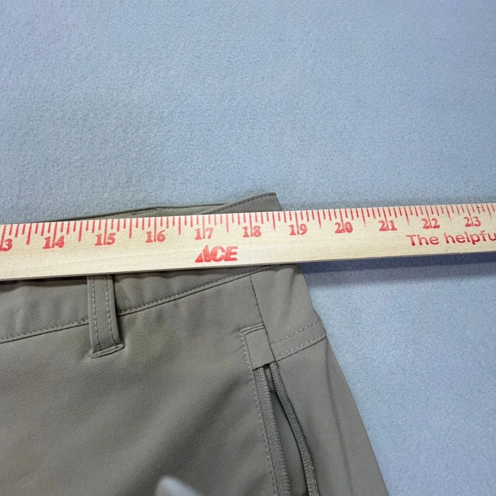 Columbia Triple Canyon Hiking Pants 36 X‎ 32 Tan Bungee Ankle Gorpcore Outdoor